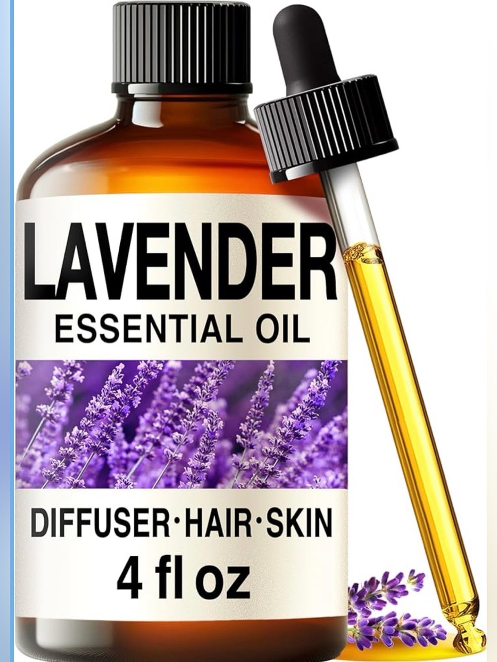 Lavender Essential Oil for Diffuser - 100% Natural Lavender Oil Essential Oils
